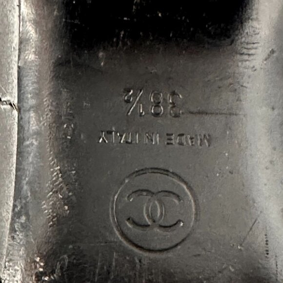 ✨ Chanel Quilted Leather Riding Boots – Size 38.5 (US 8) - Picture 11 of 17